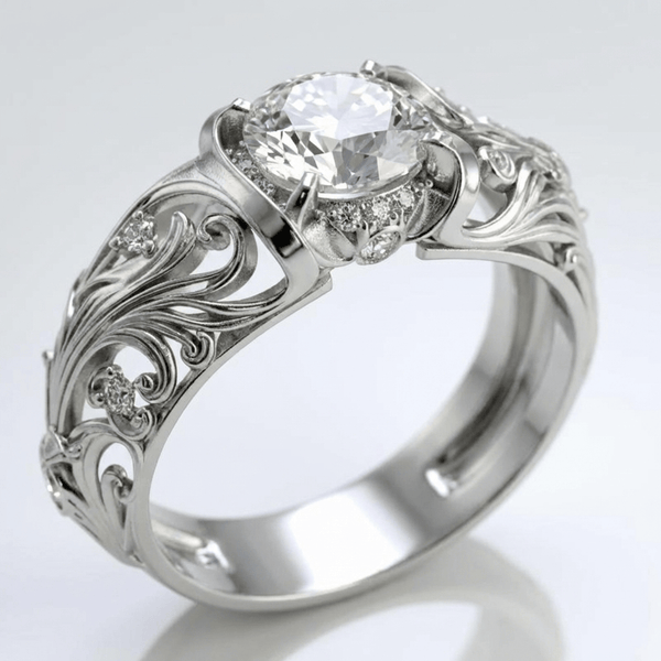 SILVER VINTAGE ELEGANCE RING